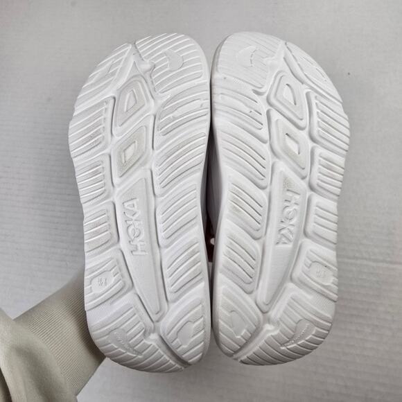 Hoka Ora Recovery Slide 3 Unisex Size M7/W9 White Comfort Sandals - Picture 4 of 4